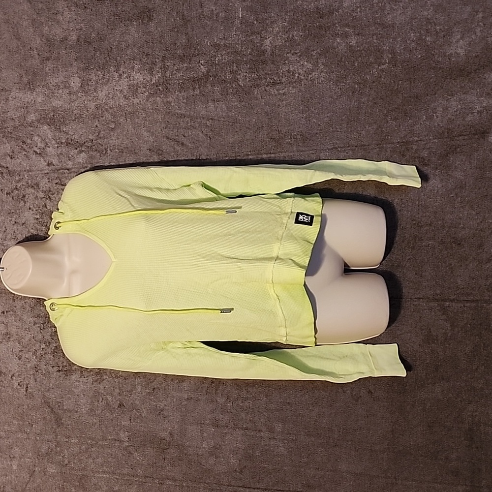 Dkny Jeans Hooded Waffle-Knit Top